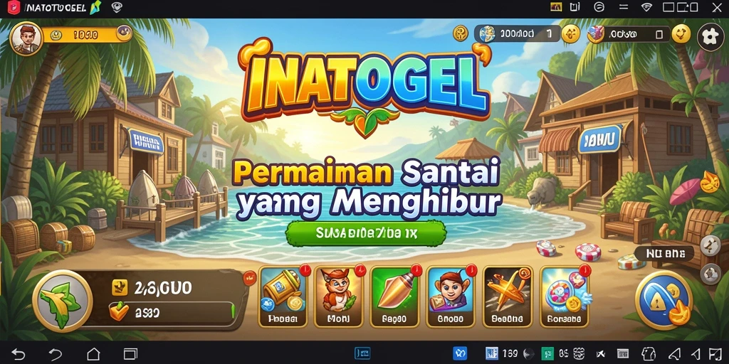 Tampilan gameplay INATOGEL yang mengasyikkan dan penuh warna.