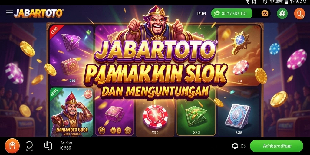 Screenshot gameplay <strong>JABARTOTO</strong> yang menunjukkan keseruan bermain slot.