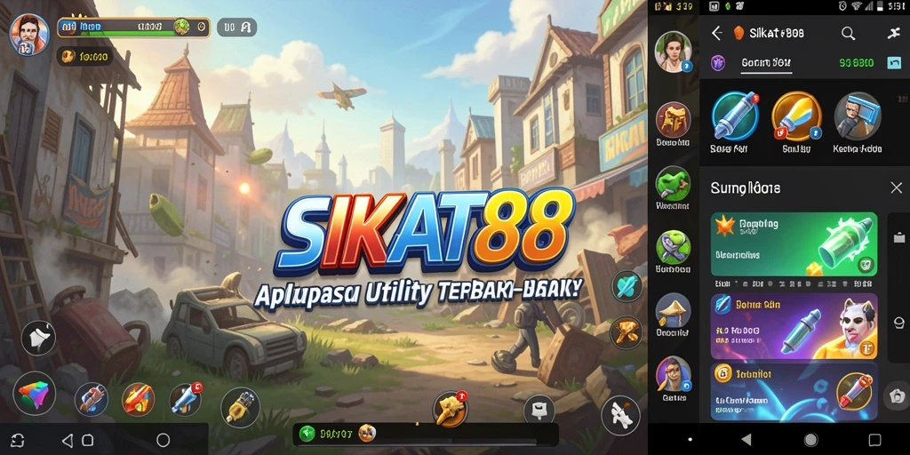 Tampilan antarmuka SIKAT88 yang sederhana dan fungsional.