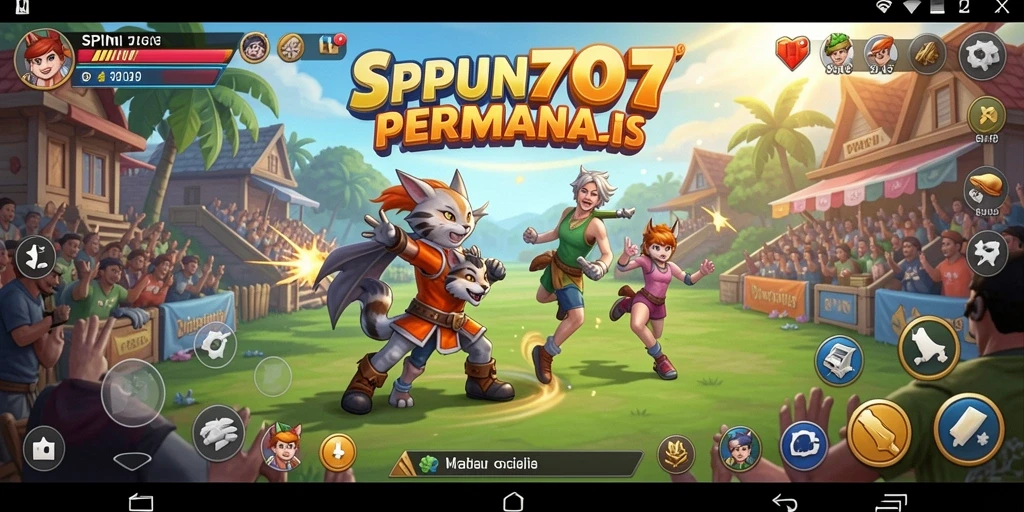 Tampilan gameplay SPIN707 yang menyenangkan dan interaktif.