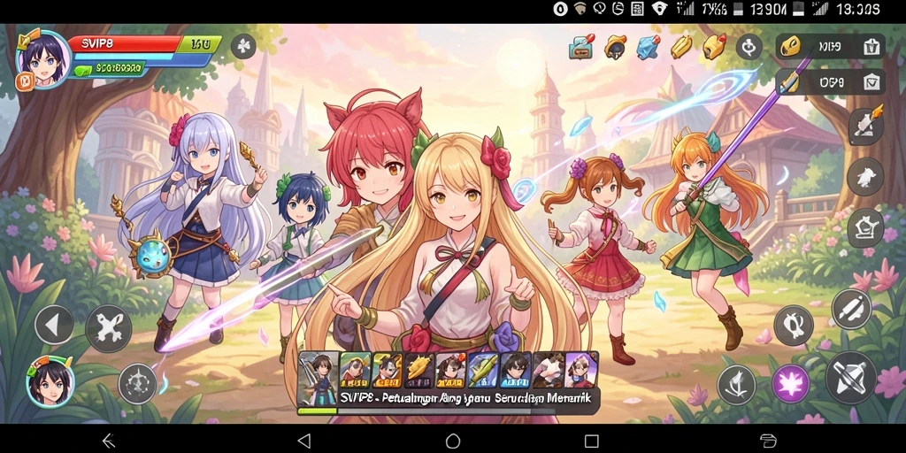 Tampilan gameplay menarik dan penuh warna dari SVIP8.